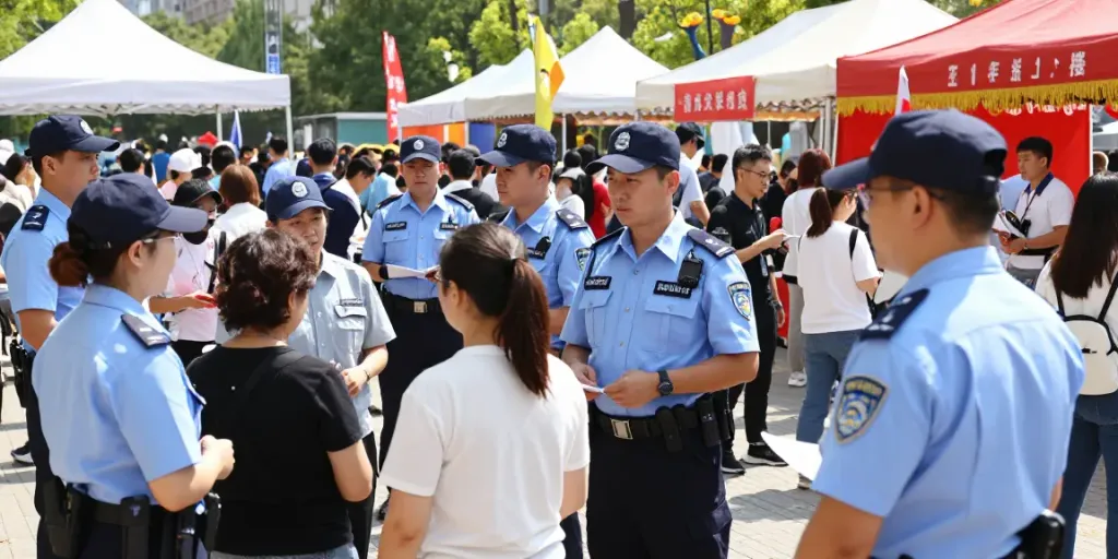 Event Security professionals ensuring safety at a community event.